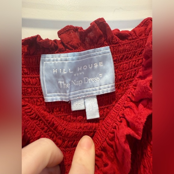 Hill House Home Red Chili Chip Dot Scarlet Nap Dress - Picture 4 of 5